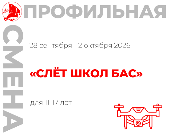 Профильная смена «Слёт школ БАС»